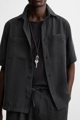 RELAXED FIT FLOWING SHIRT - Zara фото 6