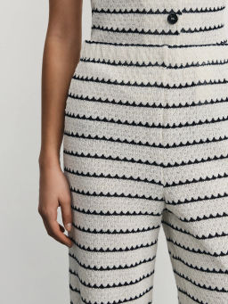 Брюки из фактурной вязки / Zarina  фото 5