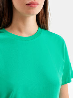 Футболка женская в зеленом оттенке тропическая зелень 302680 - Mark formelle фото 4