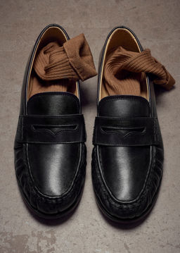 Mocasines de piel