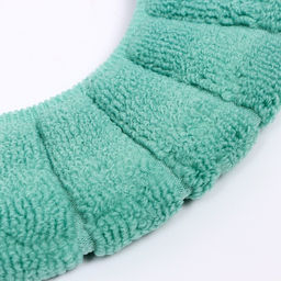 Чехол мягкий накладка на крышку и сиденье унитаза, зелёный