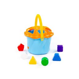 Игрушка развивающая Ведро Сюрприз (6 элементов) (голубой) (в сеточке) - Полесье фото 2