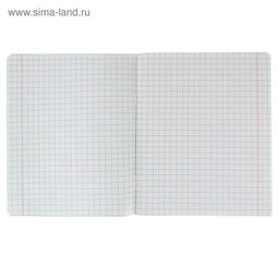 Цена за 200 шт. Тетрадь 12 листов в крупную клетку «Зелёная обложка», эконом, плотность обложки 60 г/м²