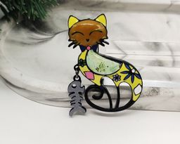 Брошь Кошечка