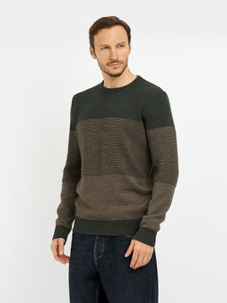 джемпер мужской в широкую полоску