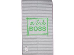 6с103.412ж1 Леди-босс (салато-сер) Полотенце махровое 50х90см