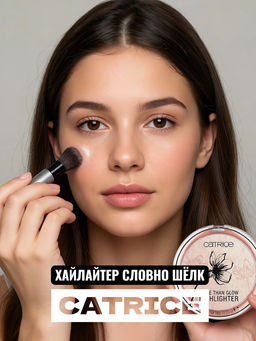 Хайлайтер More Than Glow Highlighter, 020 Supreme Rose Beam розовый - Catrice фото 2