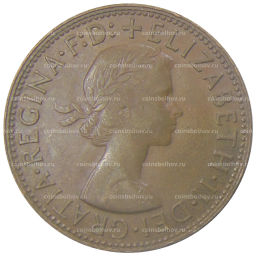 1 пенни 1963 года Австралия