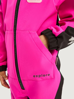 Комбинезон 8л15026 фуксия/черный