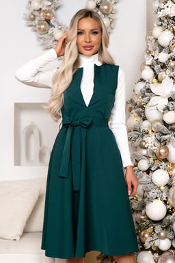 Сарафан Open Style 6545 изумрудный