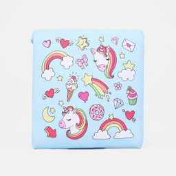 Сумка детская на молнии, цвет голубой - Simaland фото 2