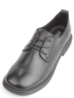 03-DYL59-1 BLACK Полуботинки женские (натуральная кожа)