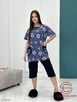 Женская пижама с бриджами - Bruno фото 2