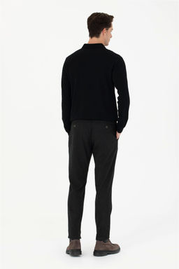 U. S. Polo Assn Мужские брюки из плотной ткани антрацитового цвета - U.s. polo assn фото 4