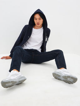 Утепленные мужские джинсы прямые кроя с начесом - Mossmore фото 11