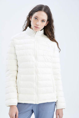 Водоотталкивающая приталенная куртка-пуховик DeFactoFit  фото 7