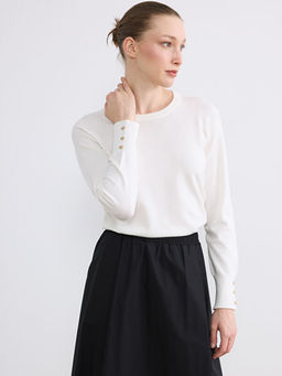 Bisiklet Yaka Kad?n Triko Kazak