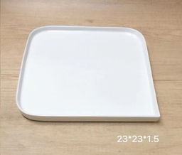Тарелка квадратная 23 см / WE-641 /уп 21/ - Галеонтрейд фото 2
