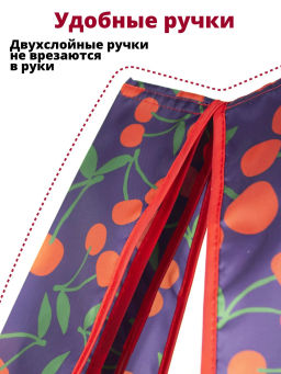 Мод.3, Сумка-майка Принт (SM3pr). Черри НОВИНКА!!! - Moshna фото 13