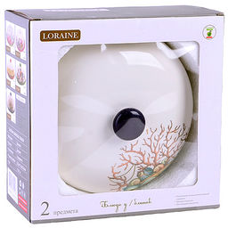 30818 Блюдо д/блинов с крышкой 23,8х23,8х9,7см 2пр Страна чудес дол LR (х12) - Mayer&boch фото 3