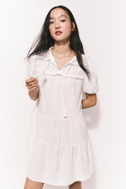 Vestido de punto con efecto arrugado - H&m фото 2