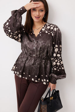 Блуза BegiModa 4146 шоколад