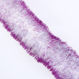 Цена за 10 шт. Мишура Искорка цветные кончики, d-9 см 200 см, микс - Зимнее волшебство фото 3