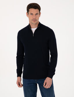 Lacivert Regular Fit Kazak