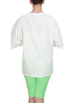 KD-795 WHITE/GREEN Костюм-двойка женский 7986 TREND