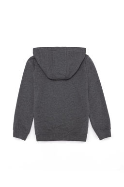 Толстовка для мальчиков антрацитовый меланж Basic - U.s. polo assn фото 5