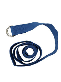 Ремень для йоги и стретчинга 183X3.8 / Синий / YB183-BB / уп 50 шт - Галеонтрейд фото 4