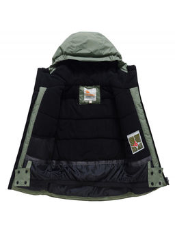 Горнолыжный костюм зимний для мальчика цвета хаки 9517Kh