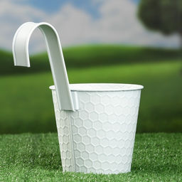 Кашпо подвесное «Ведерко Линда», 12×10×13 см, белое