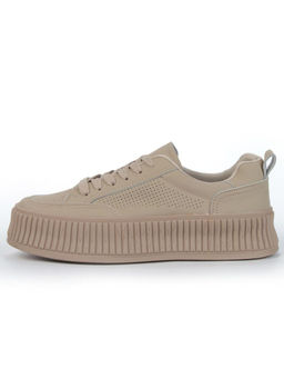 05-P8201-2 DK. BEIGE Кроссовки женские (натуральная кожа) - Фабричный китай фото 6