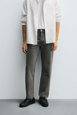 JEANS REGULAR FIT / Gris - Zara фото 2