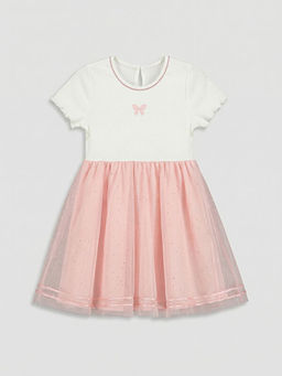 Bisiklet Yaka K?z ?ocuk T?t? Elbise