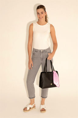 Женская черная подарочная сумка в штучной упаковке с шарфом Неожиданная скидка в корзине - U.s. polo assn фото 2