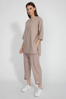 Льняной костюм 40814082