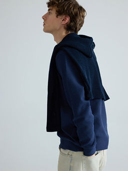 Bisiklet Yaka Erkek Sweatshirt