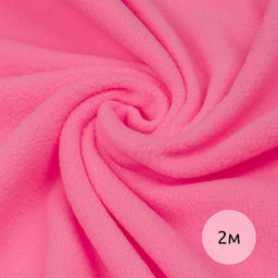 Ткань флис 2-х ст. TBY-0059-933 190 г/м? 100% ПЭ шир.150см цв.933 яр.розовый уп.2м