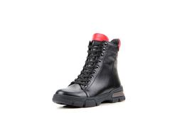 Ботинки EDART 227.V.astra15bl.black+red/шерсть