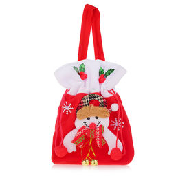 Сумка новогодняя Новогоднее чудо (ассорти) - Снеговичок фото 4