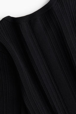 Vestido ajustado en punto de canale - H&m фото 8