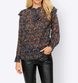 Блузка, черно-пестрая - Ashley brooke фото 3