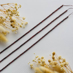 Бусины для украшений из иск. Циркона под гранат