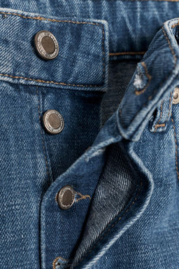 ZW COLLECTION MID-WAIST TURN-UP HEM JEANS - Zara фото 10