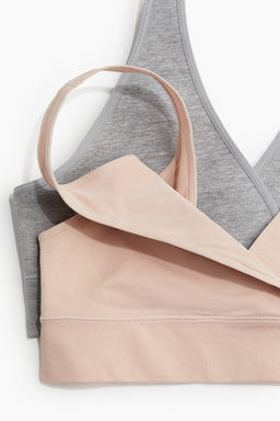 MAMA Pack de 2 sujetadores de lactancia Seamless - H&m фото 7