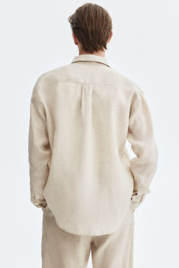 Camisa de lino Relaxed Fit - H&m фото 5
