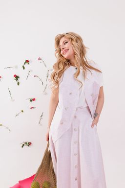 Костюм NIKVA н350-2 лиловый  фото 2