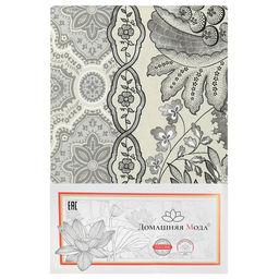 Эмилия Скатерть 180х145см, длина стола до 140см, на 6 персон, хлопок Премиум 186г/м2, Домашняя мода (Россия)  фото 5